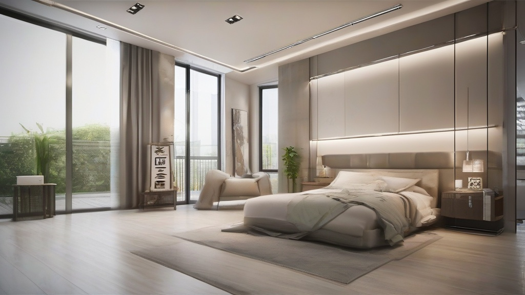 新中式卧室装修全攻略：墙面、瓷砖与照明的艺术融合