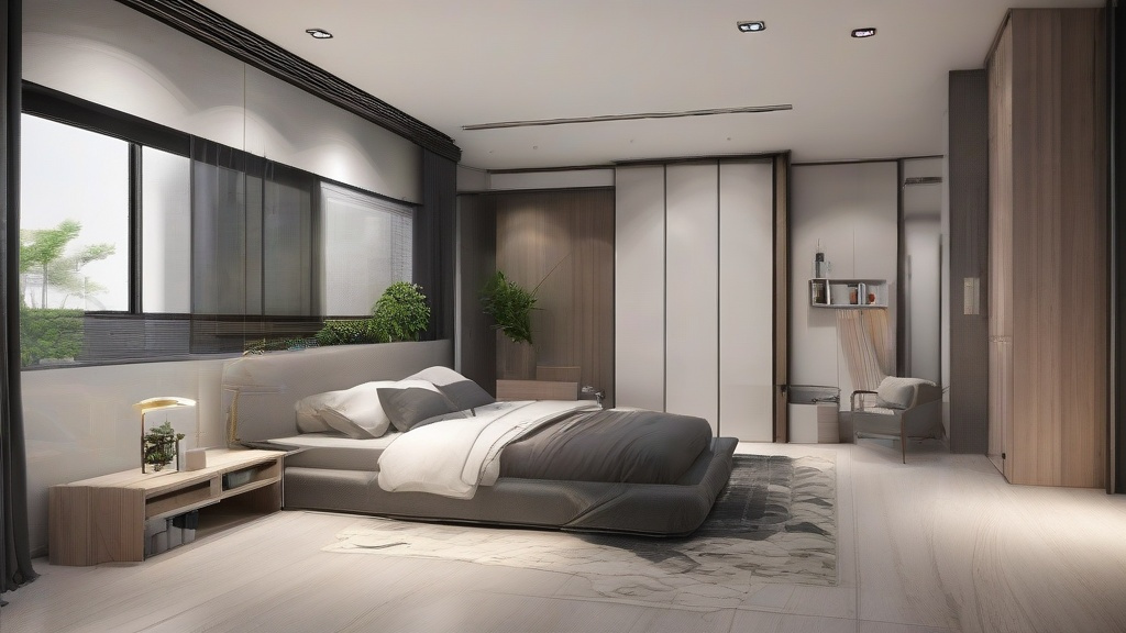 卧室翻新指南：现代简约风+环保照明，打造健康睡眠空间