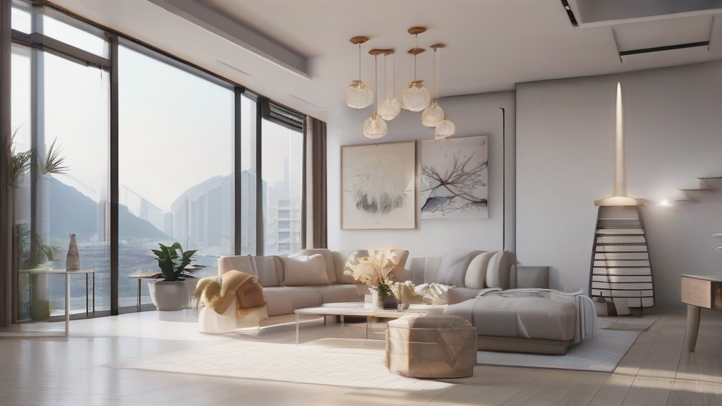 阳台装修指南：美式与现代简约碰撞下的照明设计美学