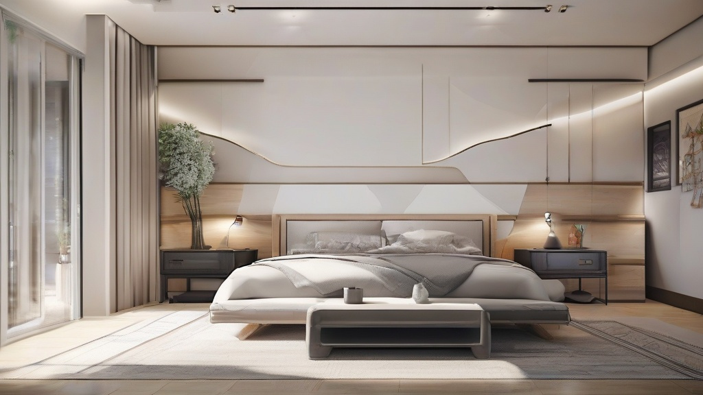 新中式卧室装修全攻略：吊顶、地板与照明的完美搭配